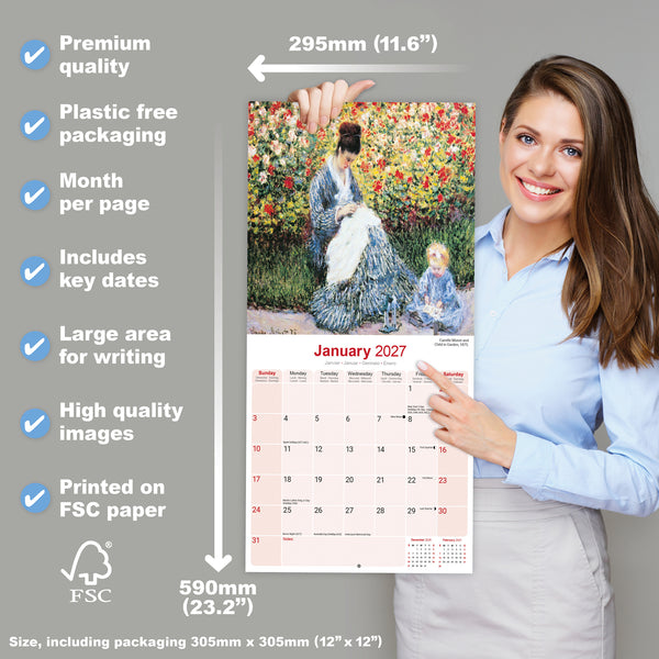 Monet Calendar 2027