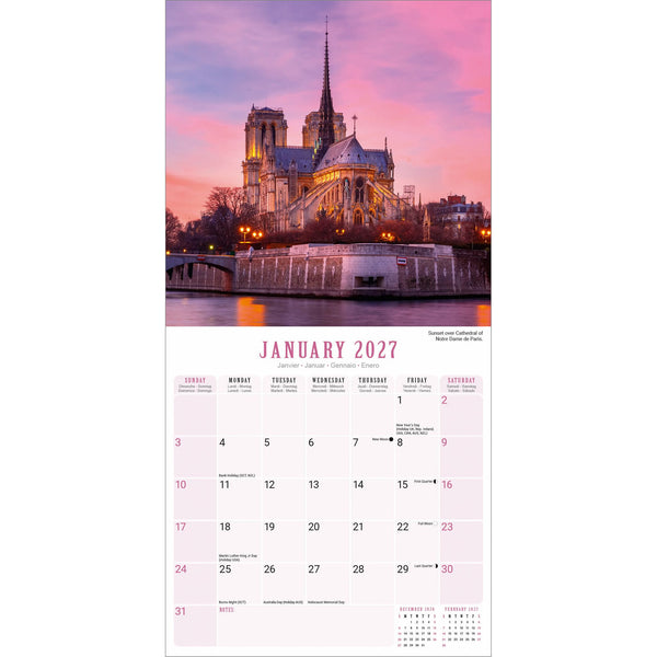 Paris Calendar 2027
