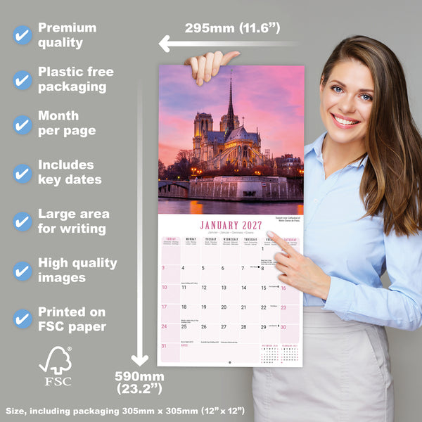 Paris Calendar 2027