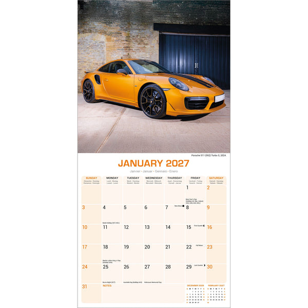 Porsche Calendar 2027
