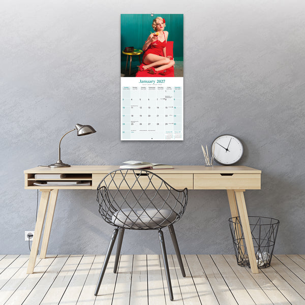 Retro Pin Ups Calendar 2027