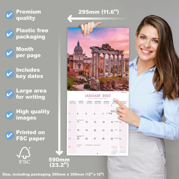 Rome Calendar 2027