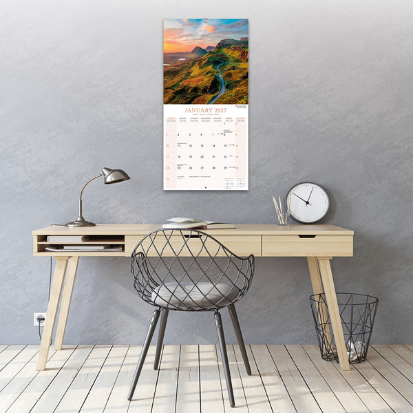 Scotland Calendar 2027