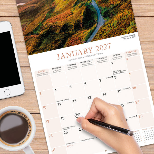 Scotland Calendar 2027