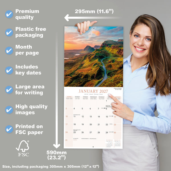 Scotland Calendar 2027