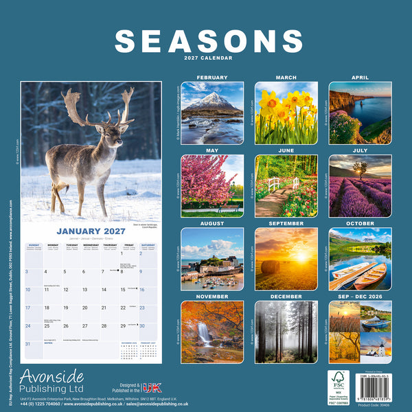 Seasons Calendar 2027