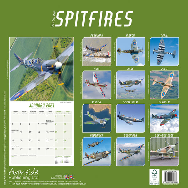 Spitfires Calendar 2027