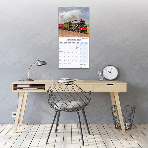 Steam Trains Calendar 2027
