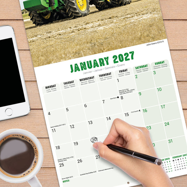 Tractors Calendar 2027