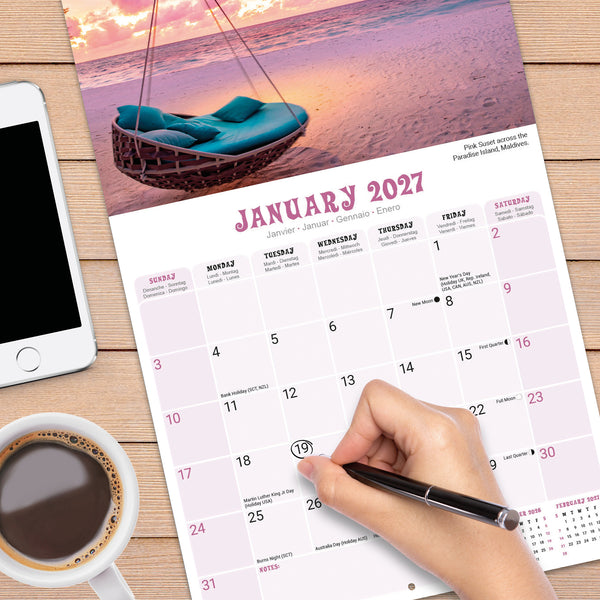 Tropical Islands Calendar 2027