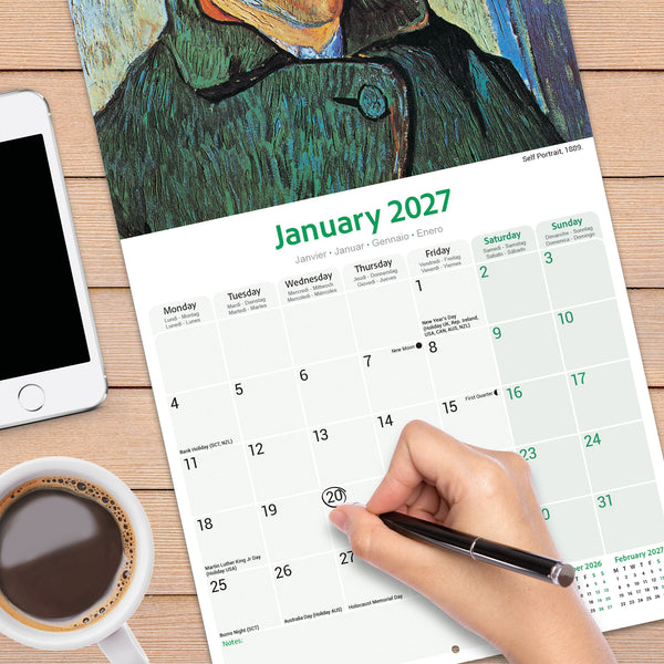 Van Gogh Calendar 2027