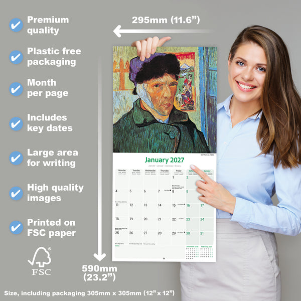 Van Gogh Calendar 2027