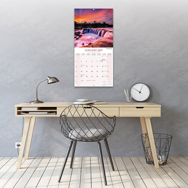 Waterfalls Calendar 2027