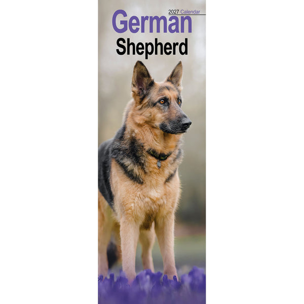 German Shepherd Calendar 2027 Slimline