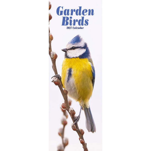Garden Birds Calendar 2027 Slimline